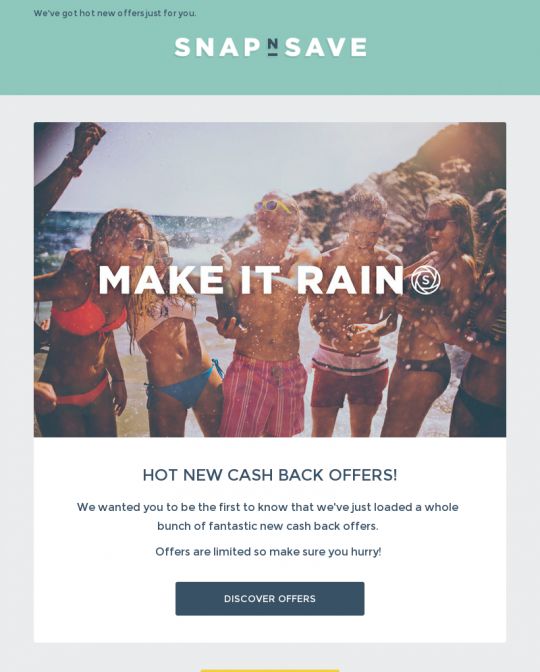 Snap N Save Newsletter Design Example